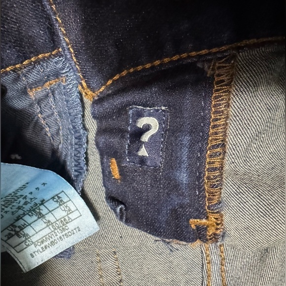 Women’s Y2k ORIGINAL Guess Jeans Dark Wash Daredevil Boot Size 26 EUC No holes - Picture 15 of 16